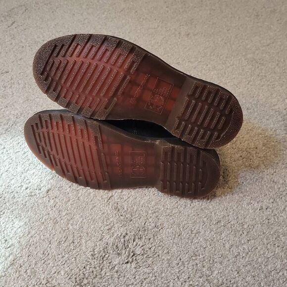 Dr. Martens Adrian Snaffle Leopard Hair Loafer Shoes Black W8/ M7 - Picture 5 of 5